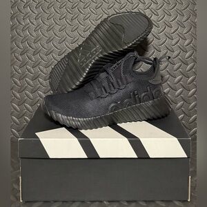 Adidas Kaptir 3.0‎ Triple Black Casual Running Shoes Mens Size 9